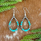 Sterling Silver Pearls 4mm and Kingman Turquoise beads