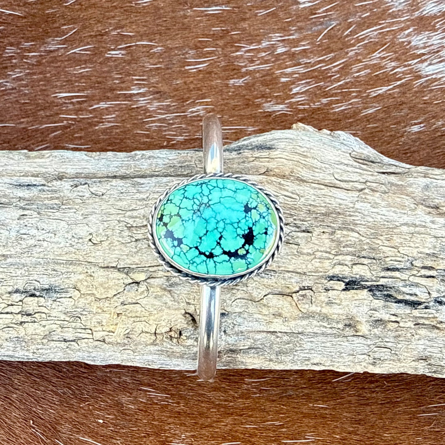 Blue Moon Turquoise cuff bracelet
