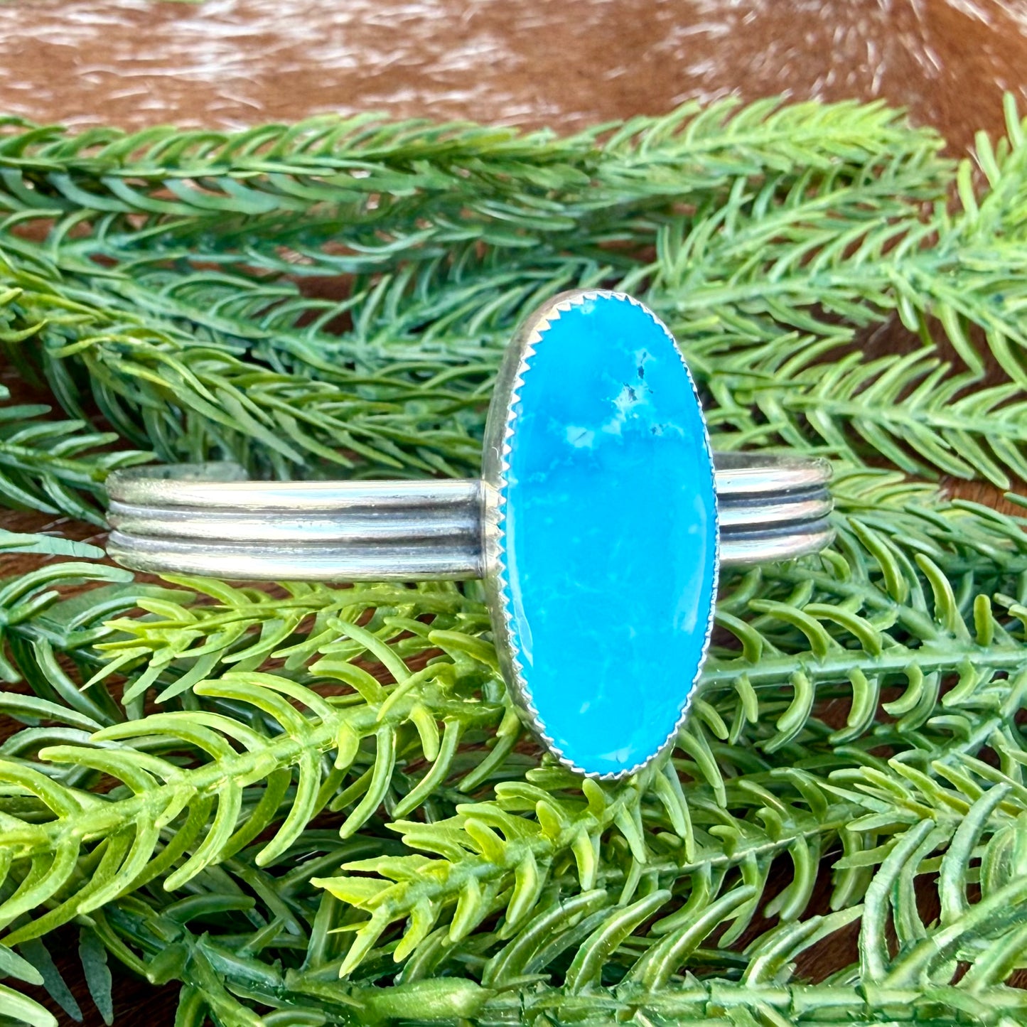 Kingman Turquoise cuff bracelet