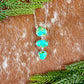 Sonoran Gold triple stone necklace