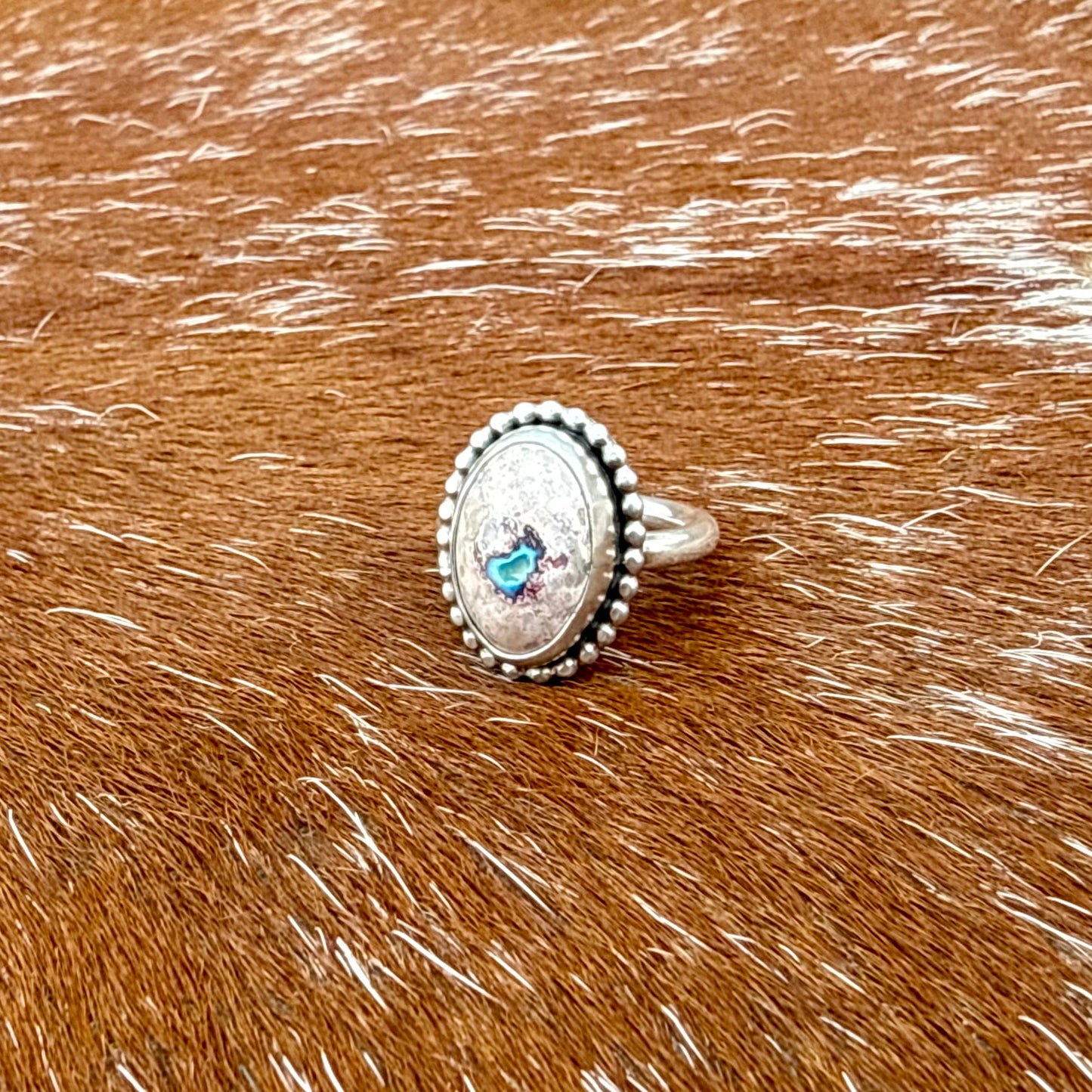 Mexican Fire Opal Ring
