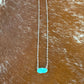 Whitewater Turquoise Bar Necklace