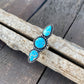 Blue Ridge Turquoise Triple Stone Ring