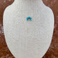Mini Natural Lone Mountain Turquoise Necklace