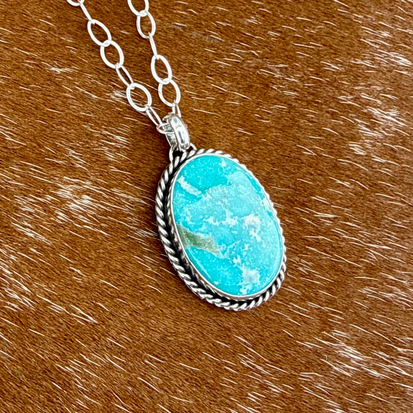 White Water turquoise necklace