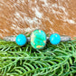 Sonoran Gold Turquoise and Kingman Turquoise cuff bracelet