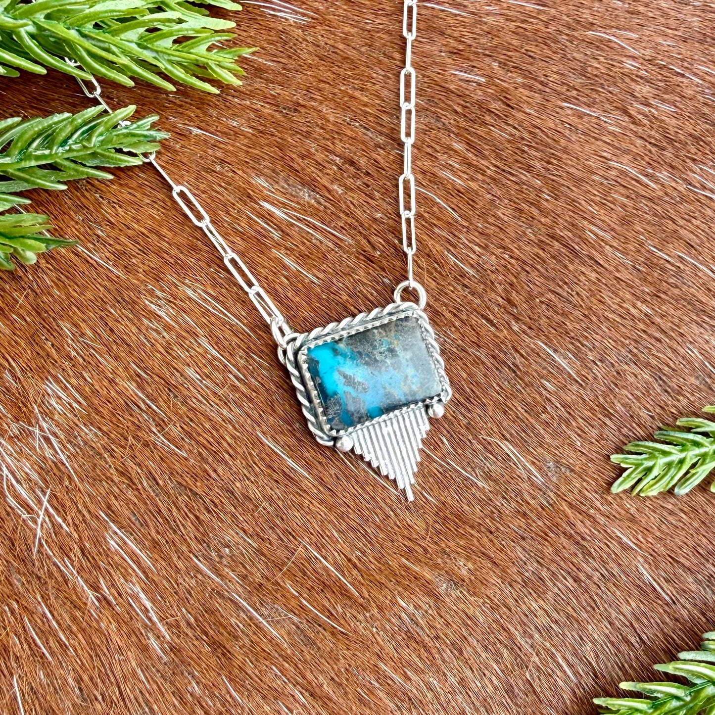 Sierra Nevada turquoise with Silver Flare