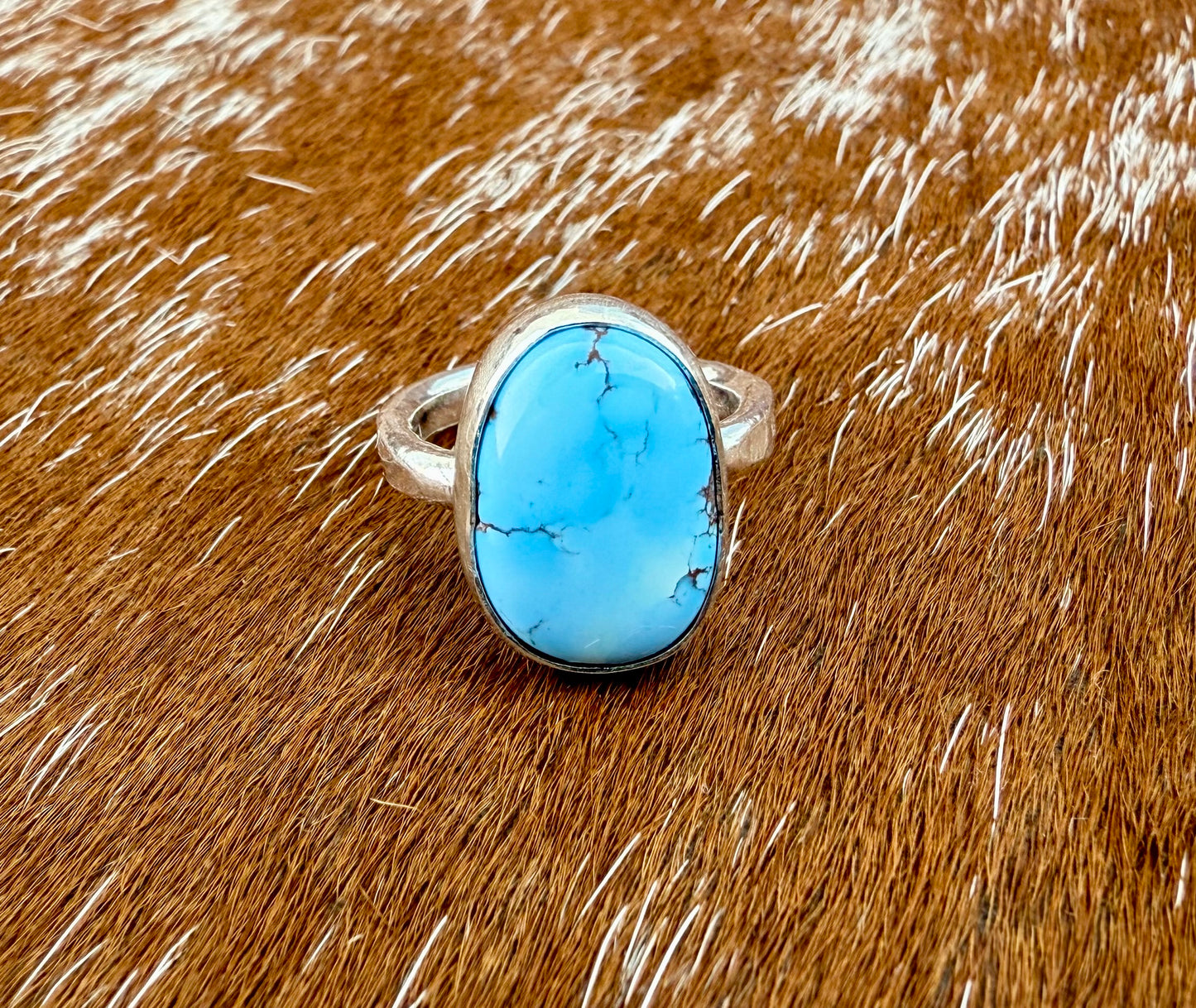 Golden Hills turquoise oval ring
