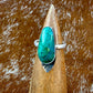 Chrysocolla Arrow Accent Stamped Ring