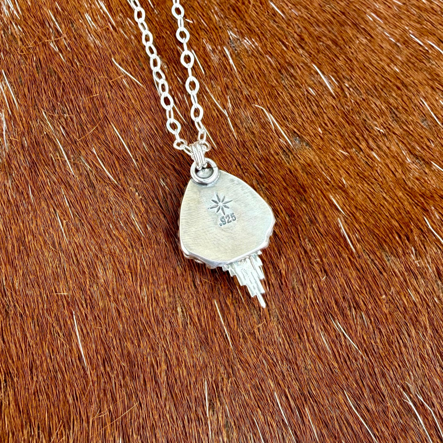 Egyptian turquoise with Silver Flare