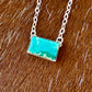 Royston Turquoise Bar Necklace