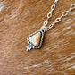 Mexican Fire Opal necklace with silver flare