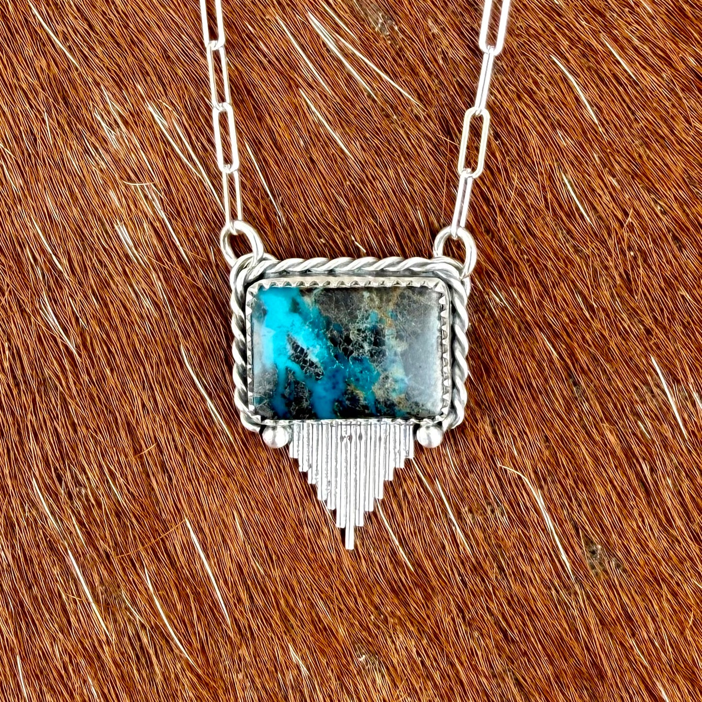 Sierra Nevada turquoise with Silver Flare