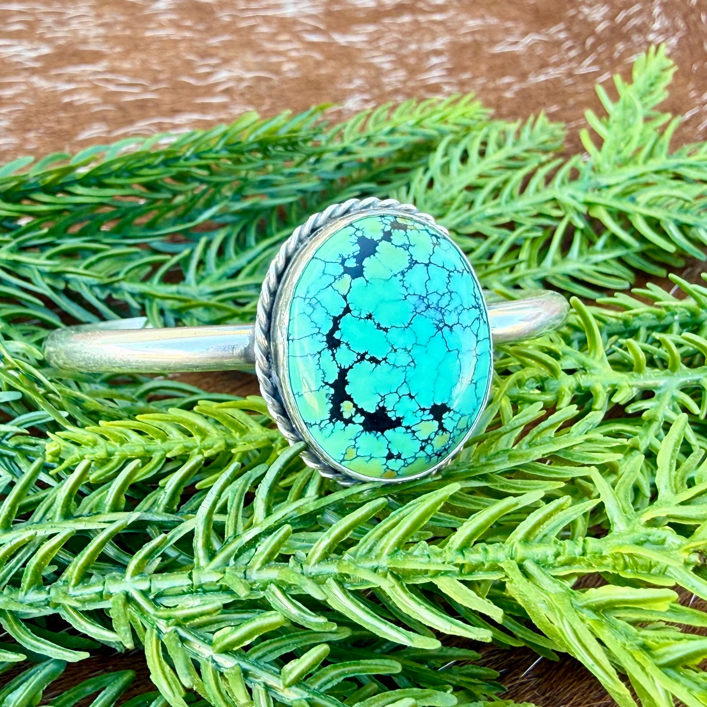 Blue Moon Turquoise cuff bracelet