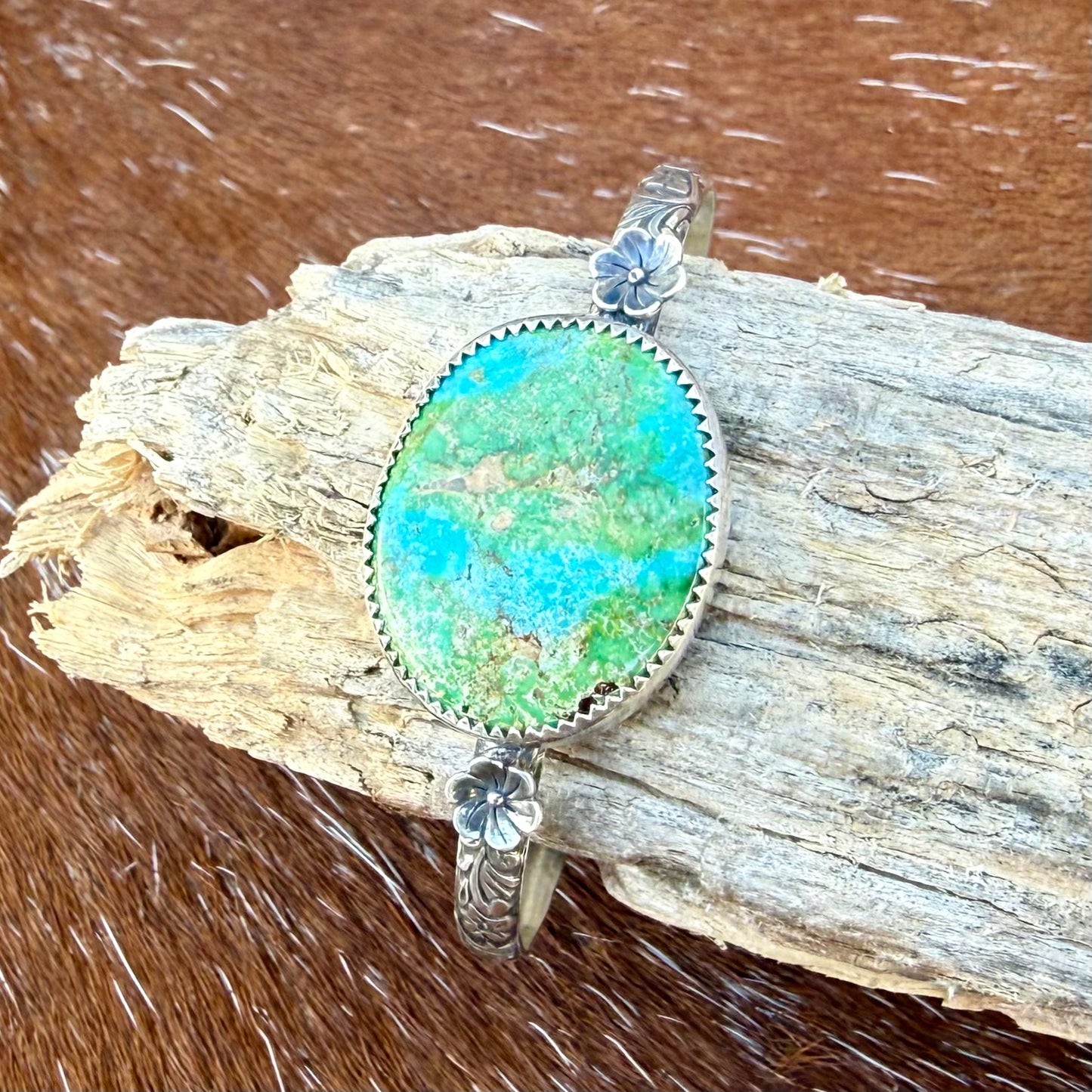 Sonoran Turquoise cuff bracelet