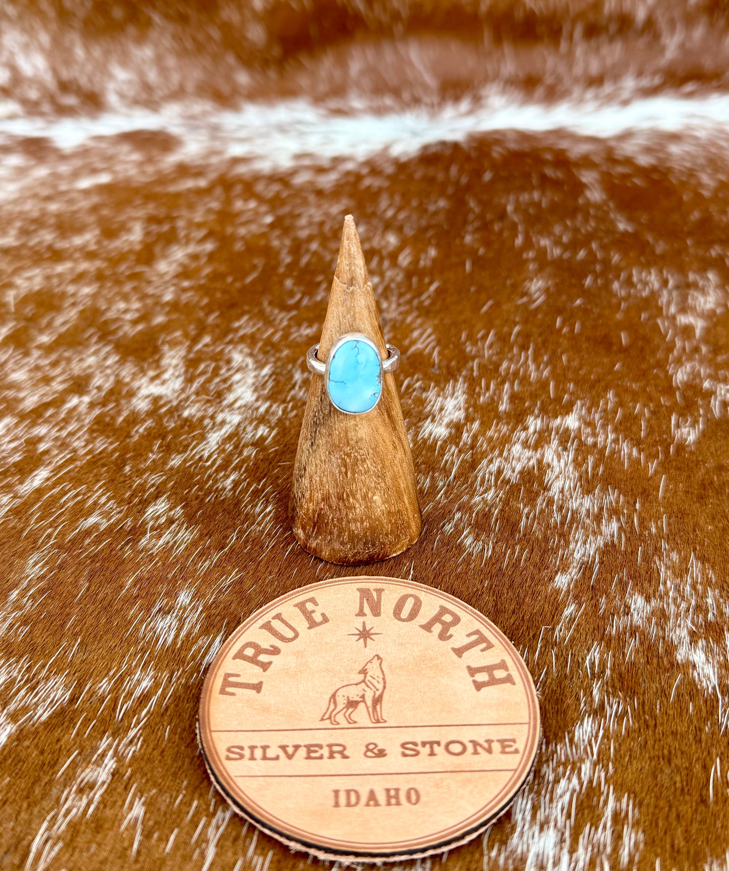 Golden Hills turquoise oval ring