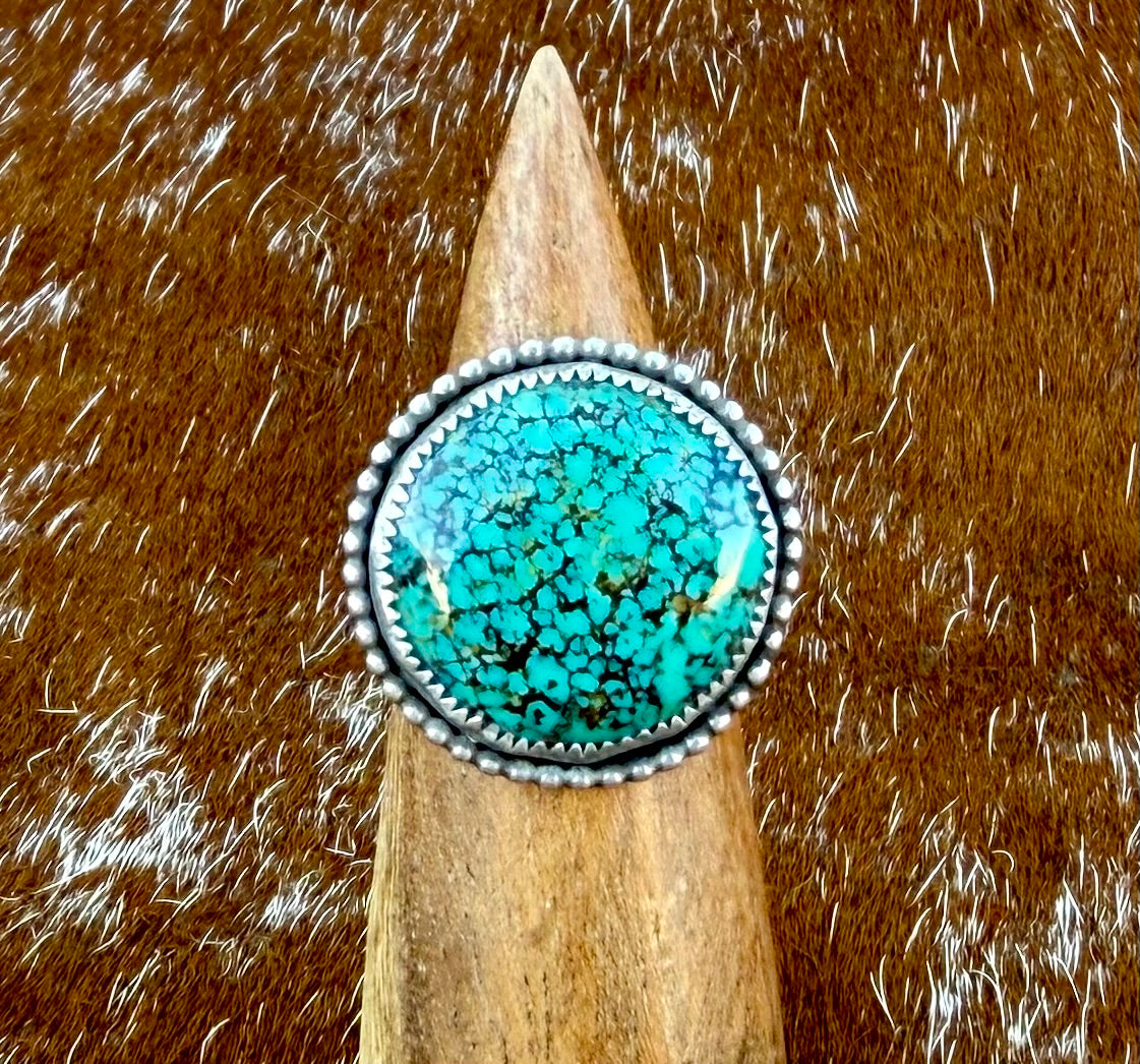 Bold Kingman Turquoise Ring