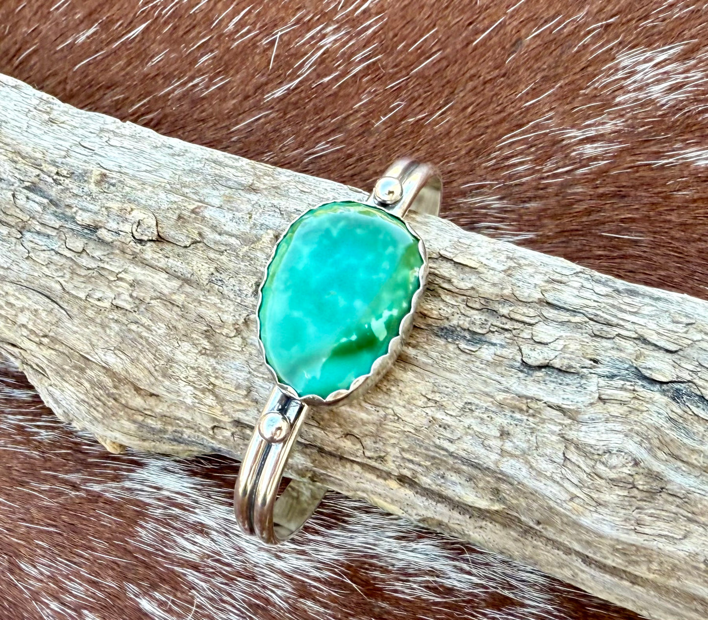 Kingman Turquoise Cuff Bracelet