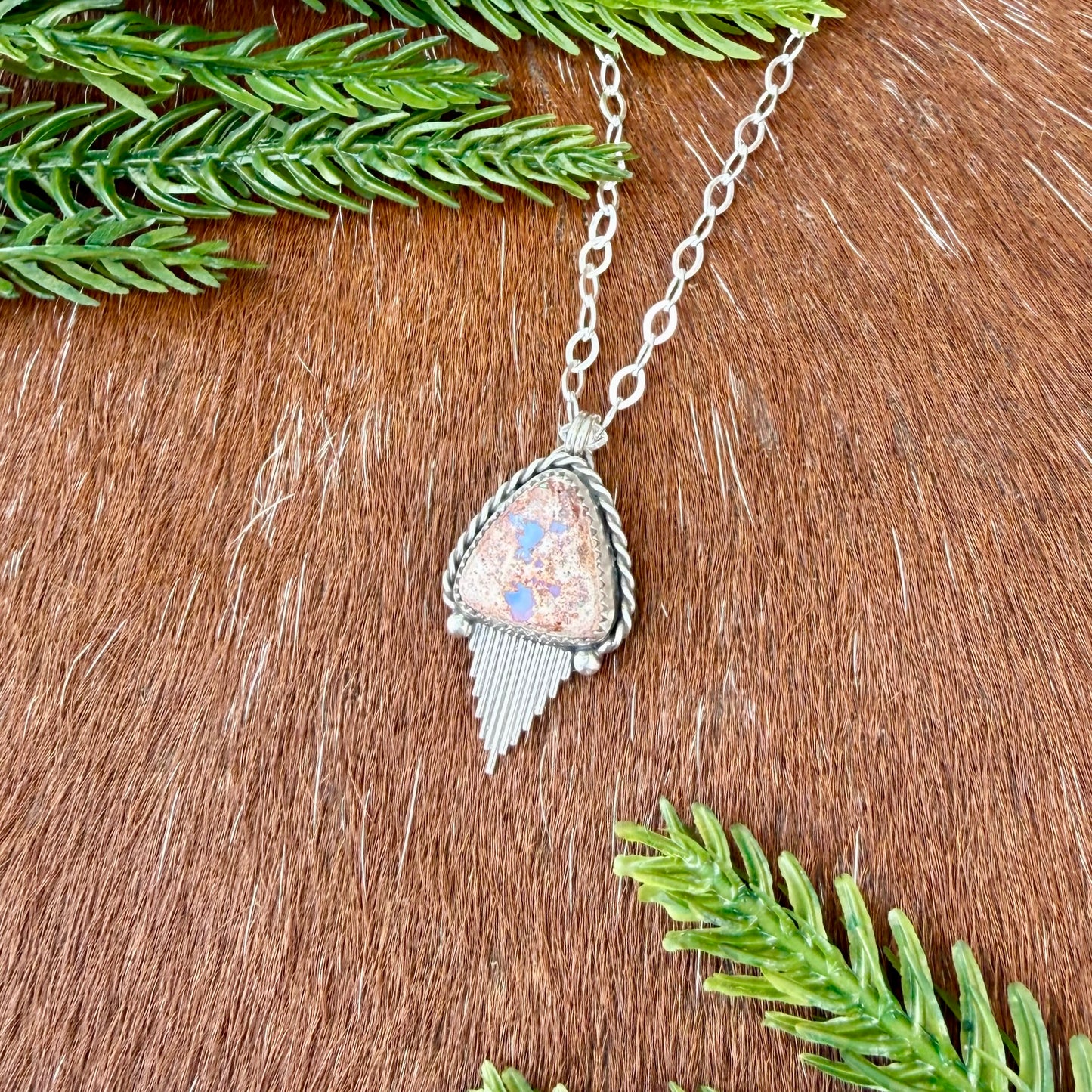 Mexican Fire Opal with Silver Flare