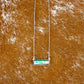 Royston Turquoise bar necklace