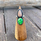 Sonoran Gold Turquoise & Mexican Fire Opal Double Stone Necklace