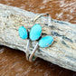White Water Turquoise wrap cuff bracelet