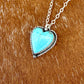 Sierra Nevada Turquoise heart necklace