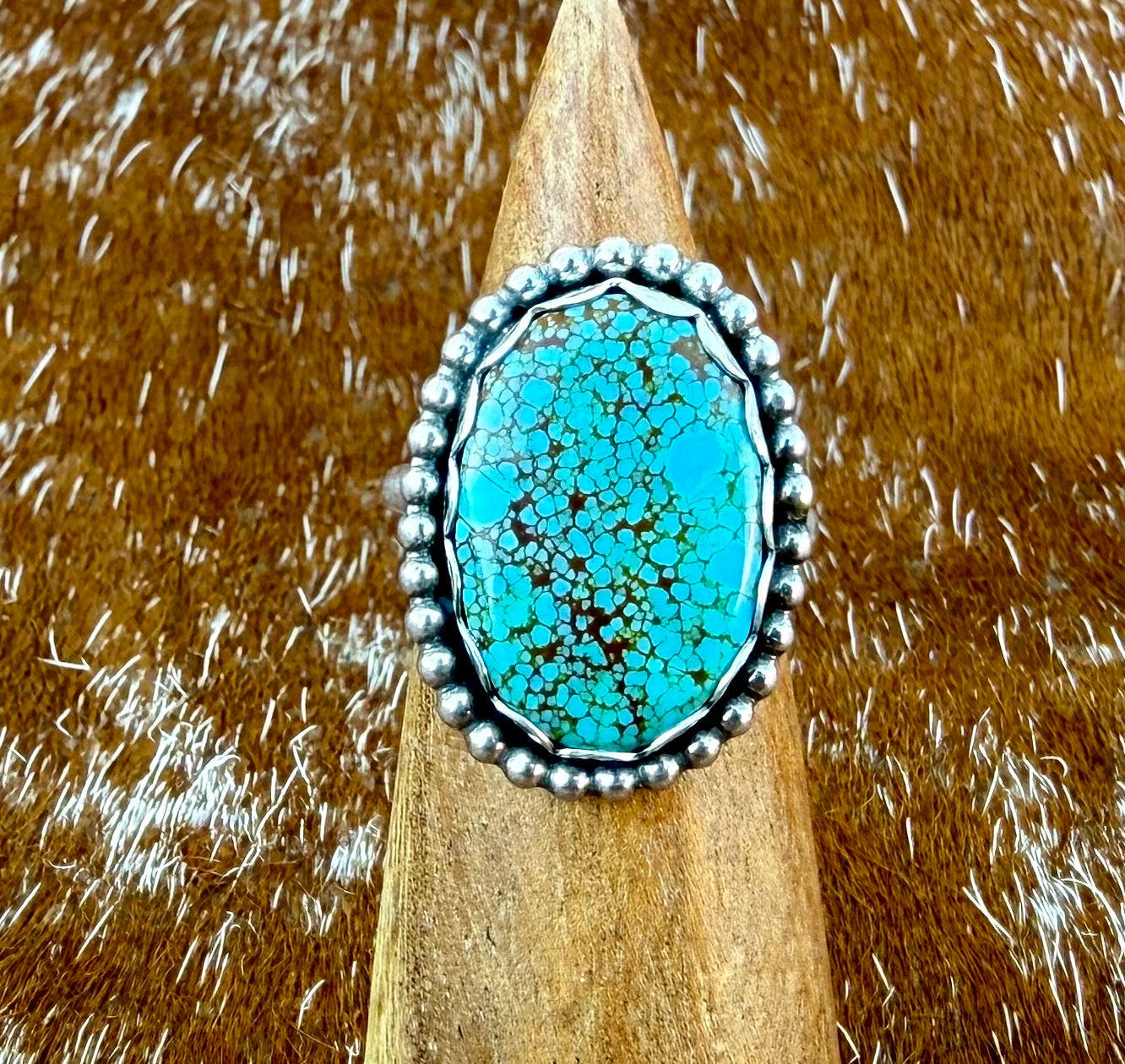 Number 8 Turquoise Ring