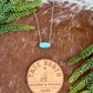 Whitewater Turquoise Bar Necklace