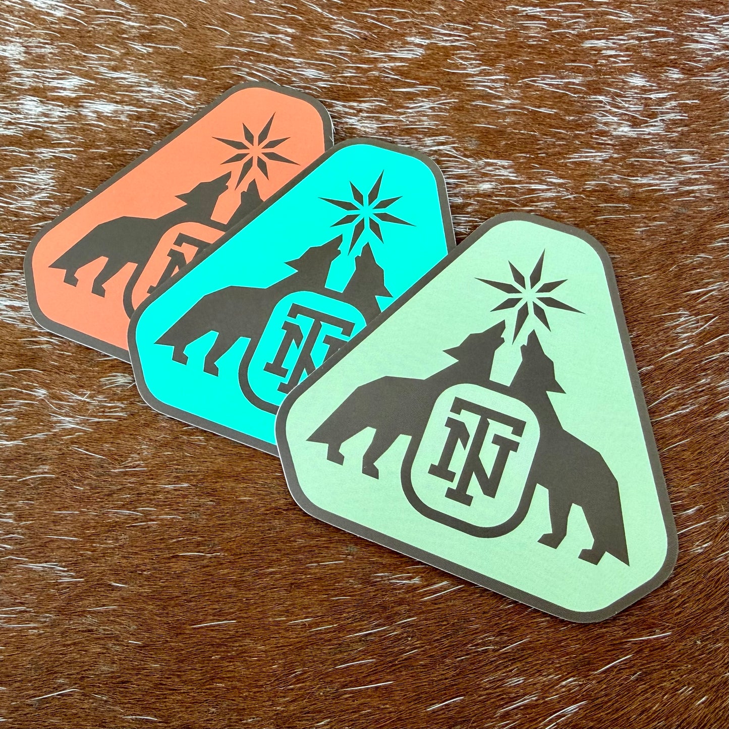 True North Silver & Stone Vinyl Sticker