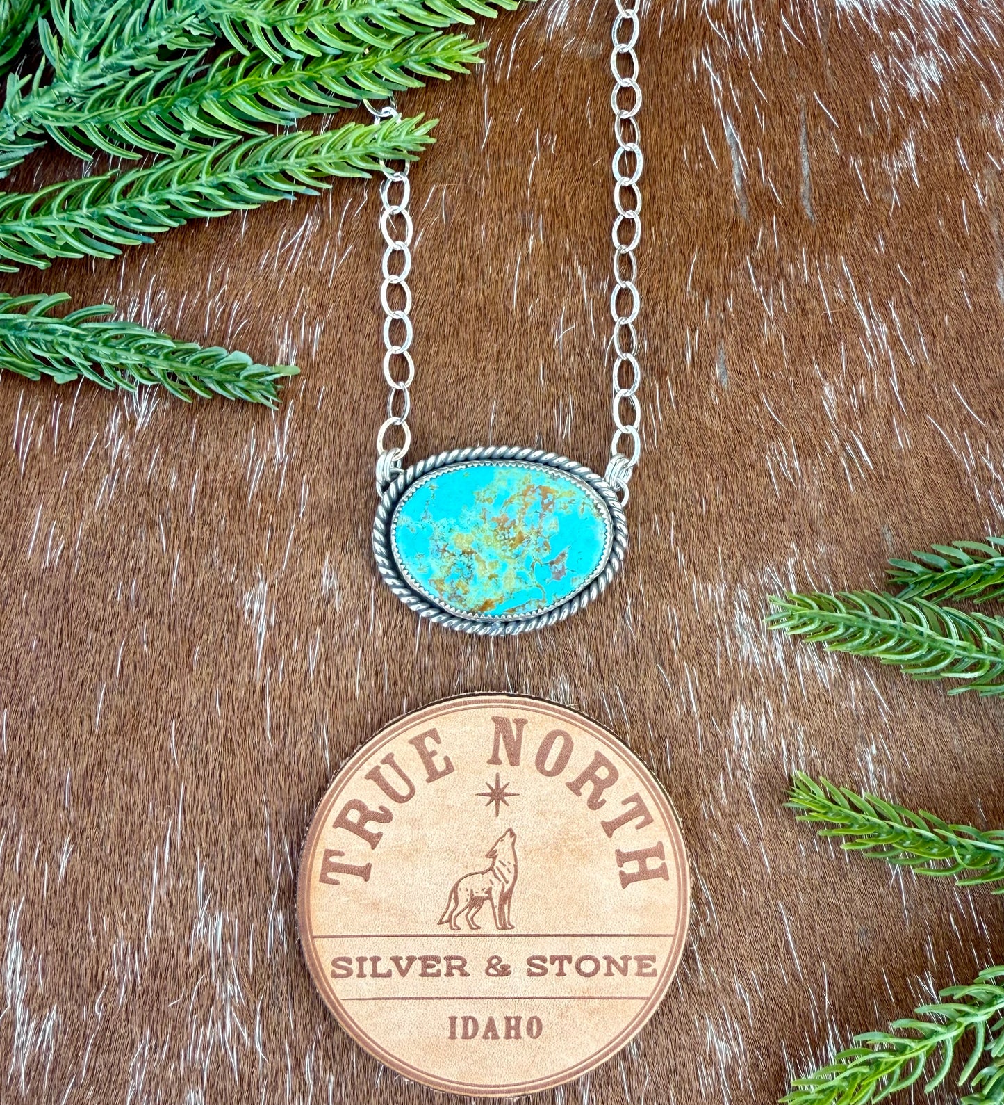 Turquoise Mountain Pendant Necklace