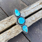 Blue Ridge Turquoise Triple Stone Ring