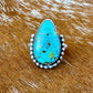 Horseshoe Kingman Turquoise Ring