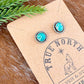 Sonoran Gold Turquoise stud earrings