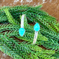 Kingman Turquoise wrap cuff bracelet