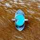Egyptian Turquoise Stamped Ring
