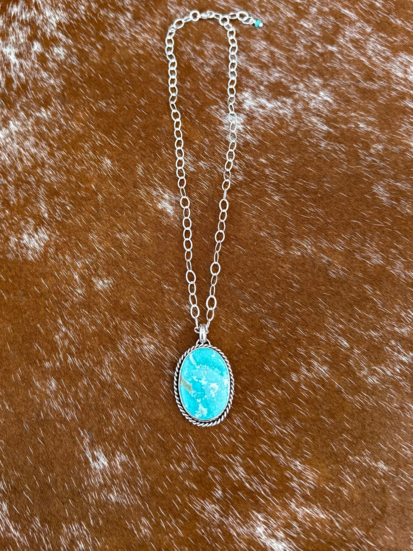 White Water turquoise necklace