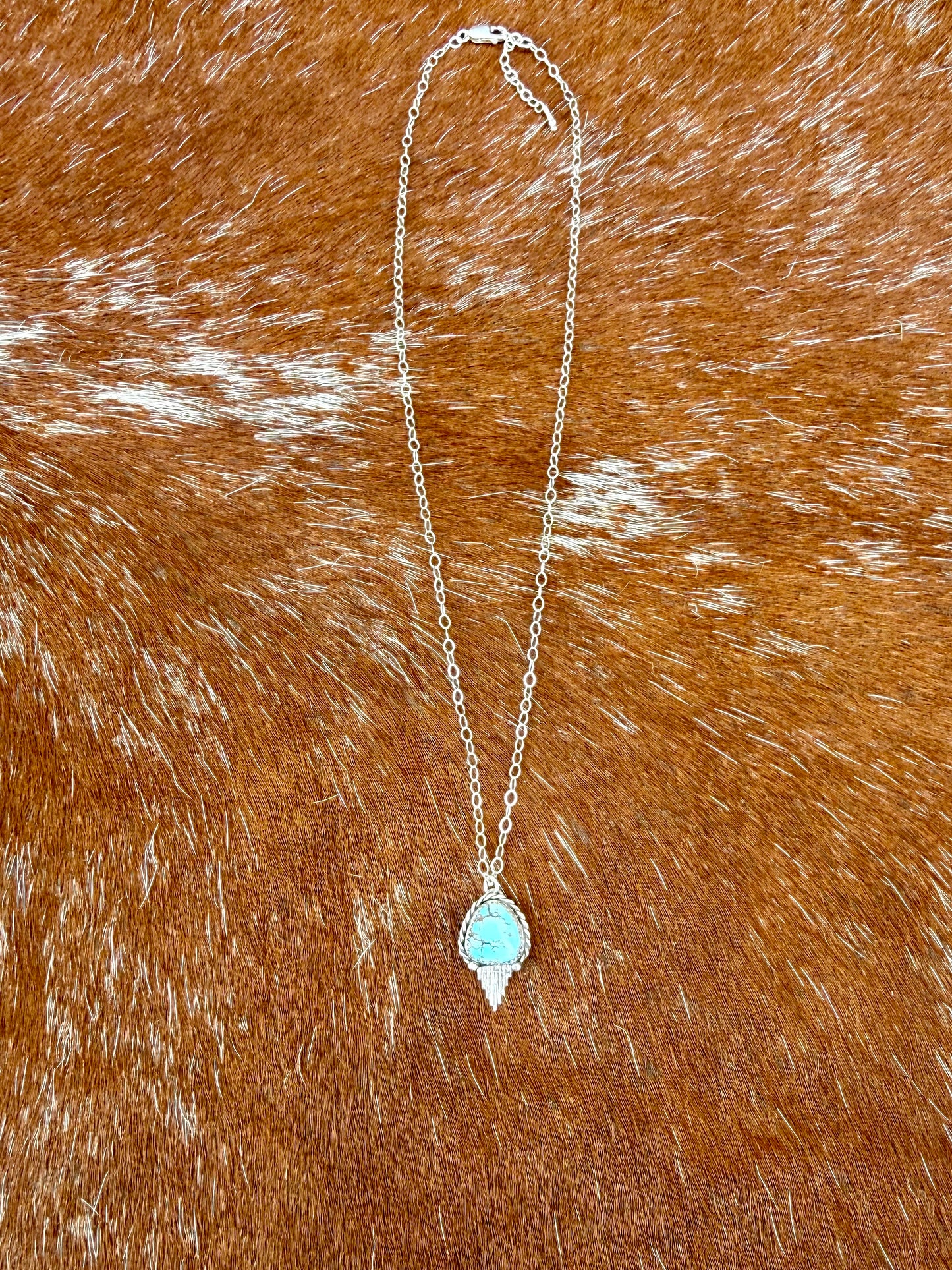 Golden Hills turquoise with Silver Flare