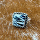White Buffalo Square ring