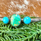 Sonoran Gold Turquoise and Kingman Turquoise cuff bracelet