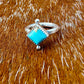 Mini Cassie Style Ring - Kingman Turquoise