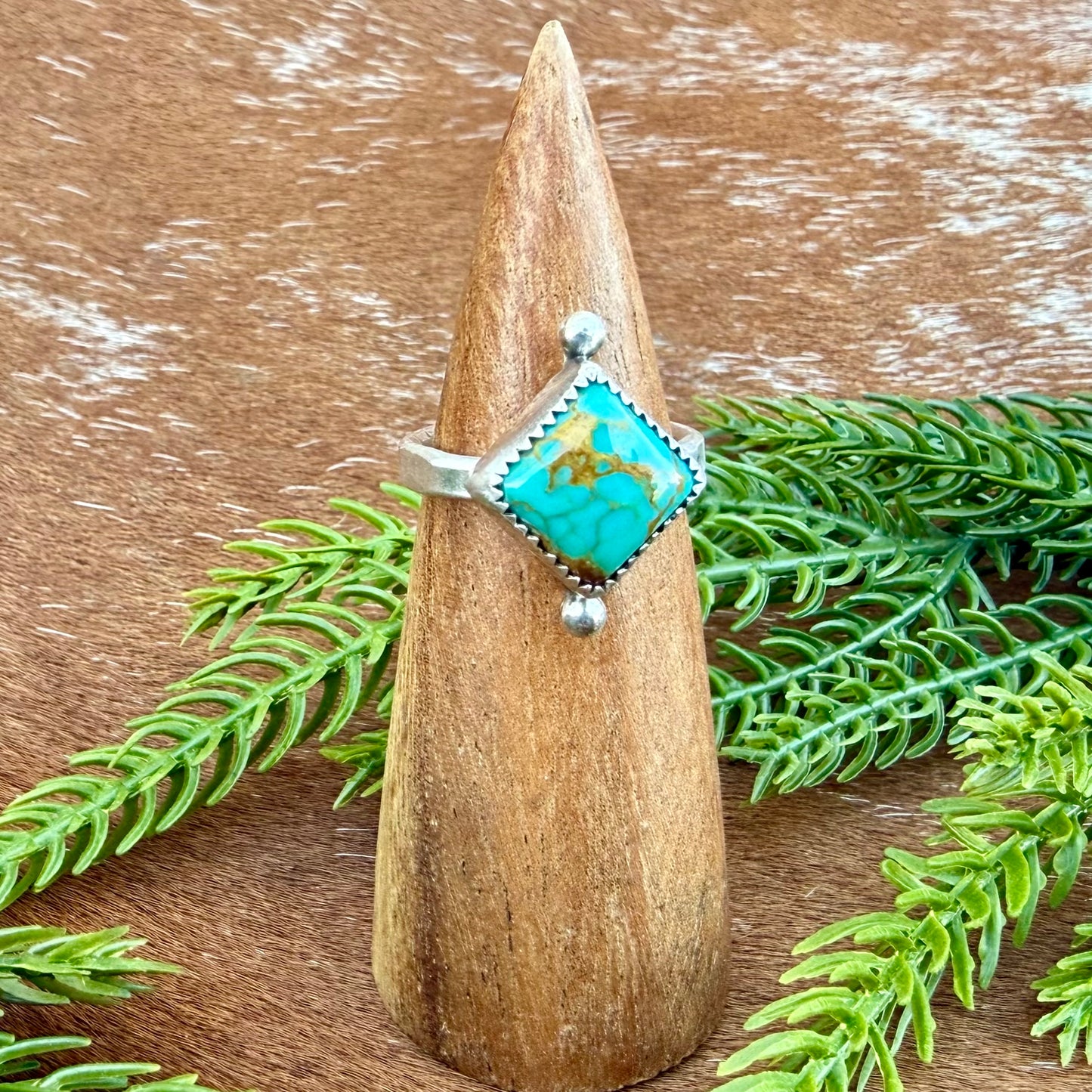 “The Cassie” Ring - Kingman Turquoise - Made to Order