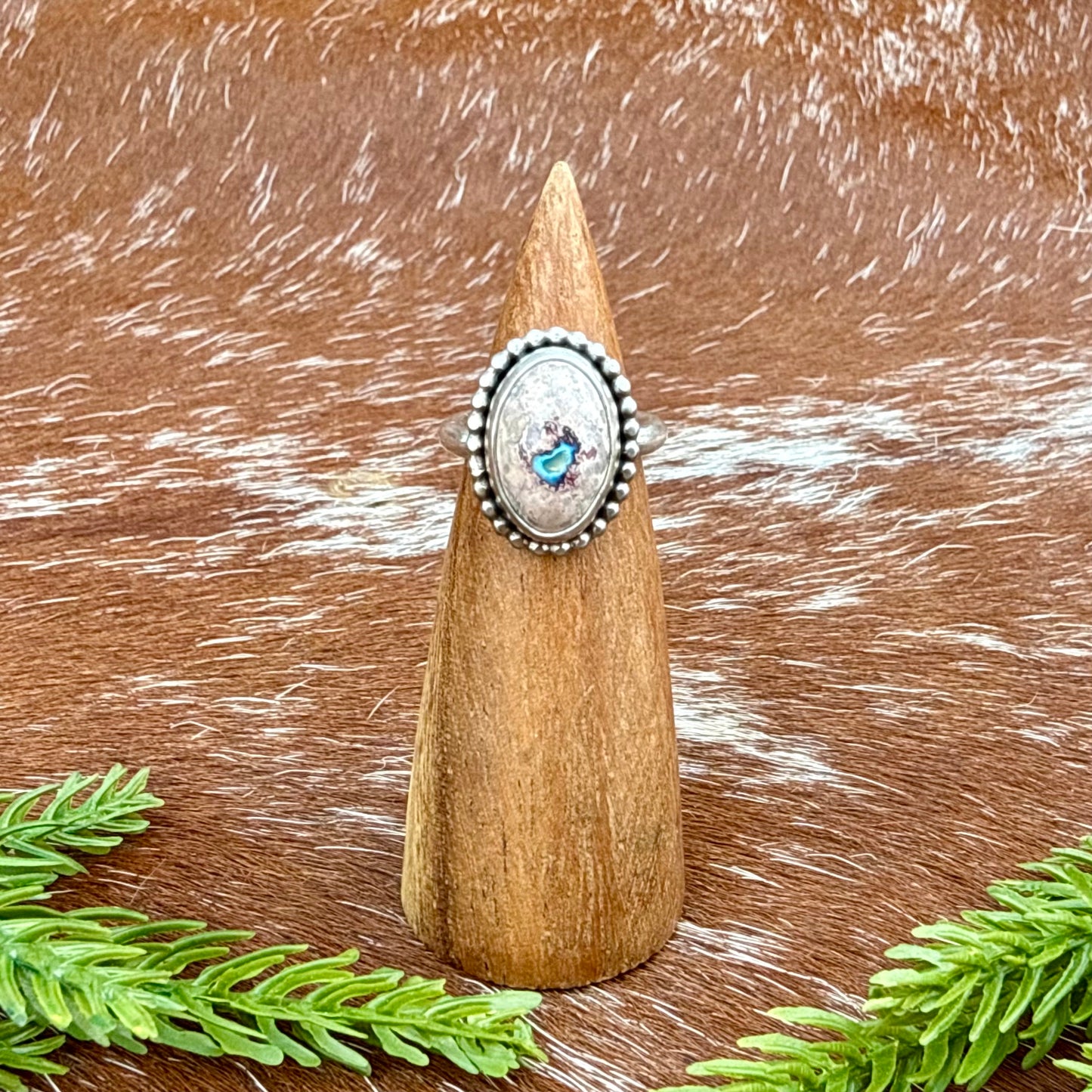 Mexican Fire Opal Ring