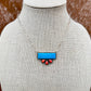 Kingman Turquoise and Spiny Oyster necklace