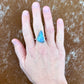 Fine Australian Boulder Opal Ring