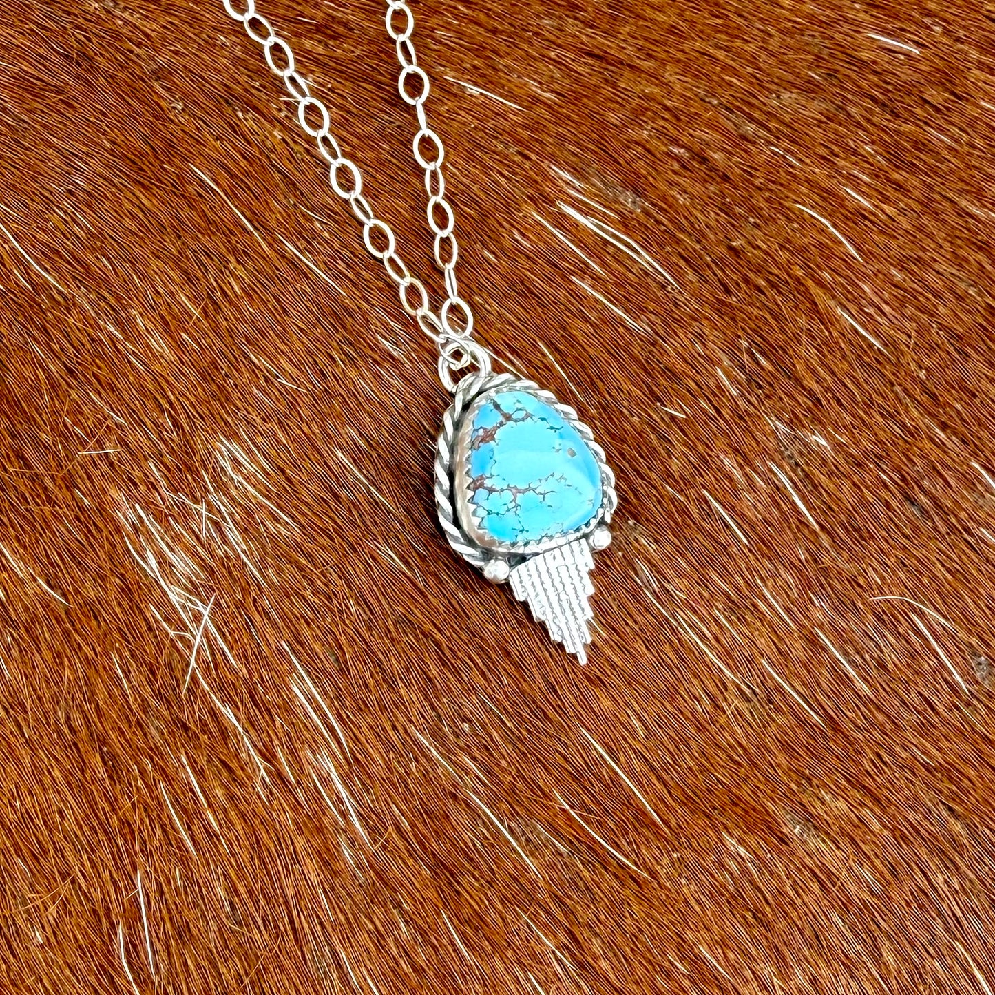 Golden Hills turquoise with Silver Flare