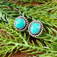 Sonoran Gold Turquoise stud earrings
