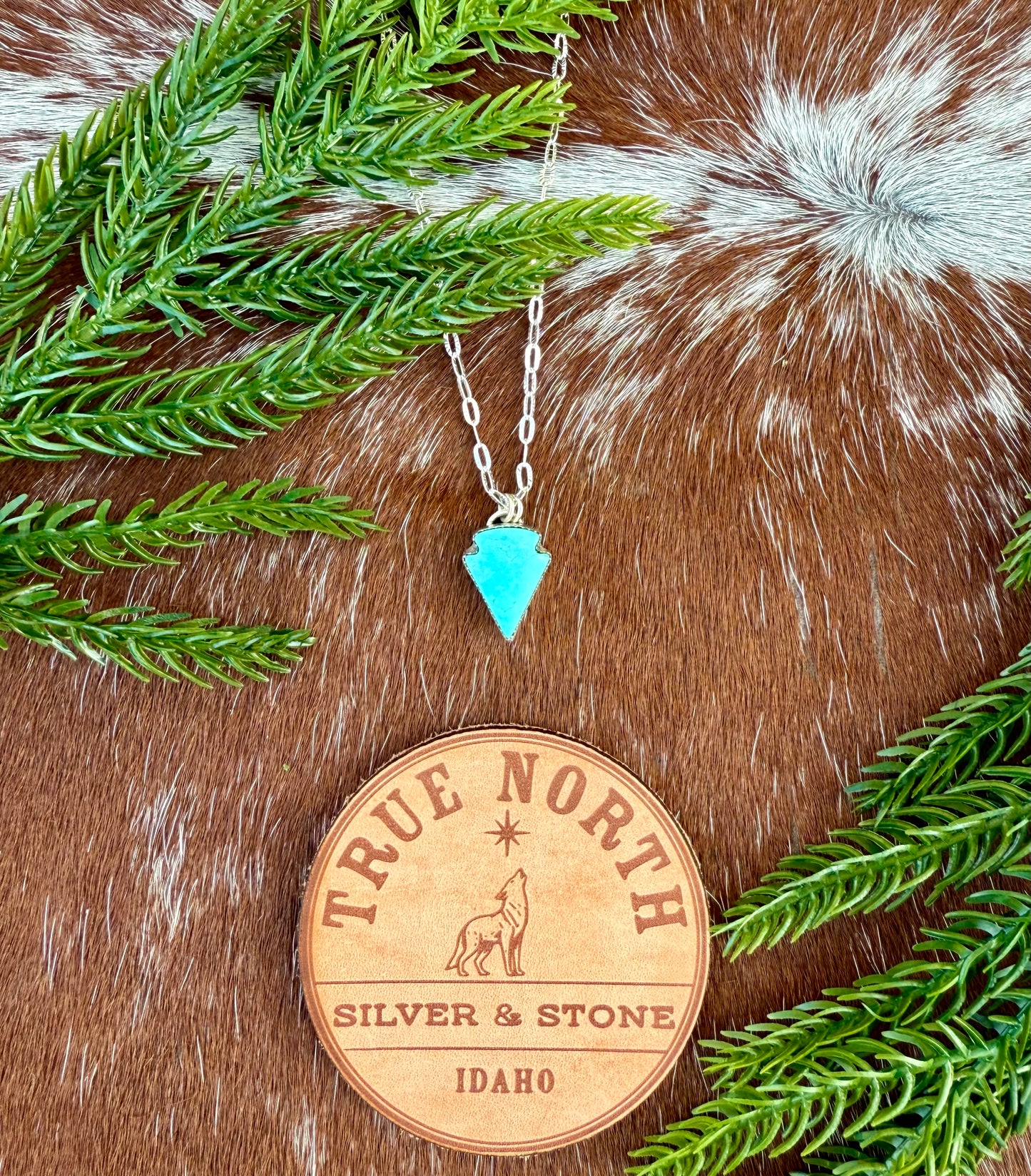 Campitos Turquoise Arrowhead Necklace