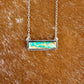 Royston Turquoise bar necklace