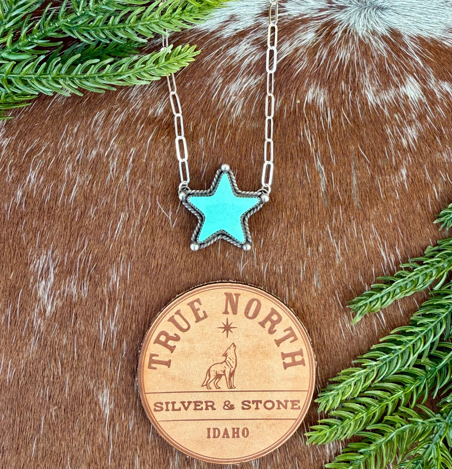 Chilean Turquoise Star Necklace